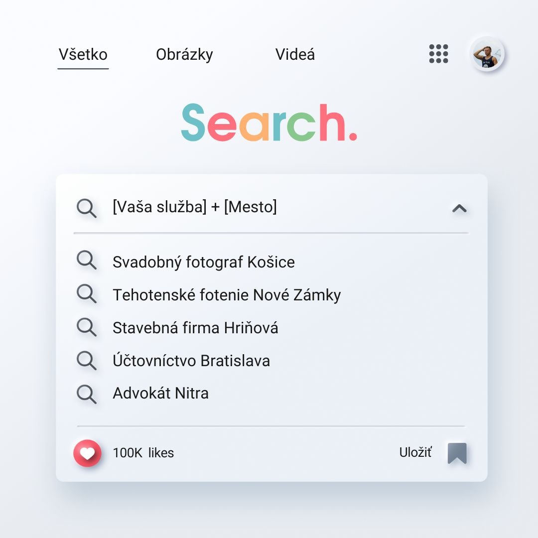 [Lokálne SEO] Zobrazujte Váš web na Google na: Služba+Mesto