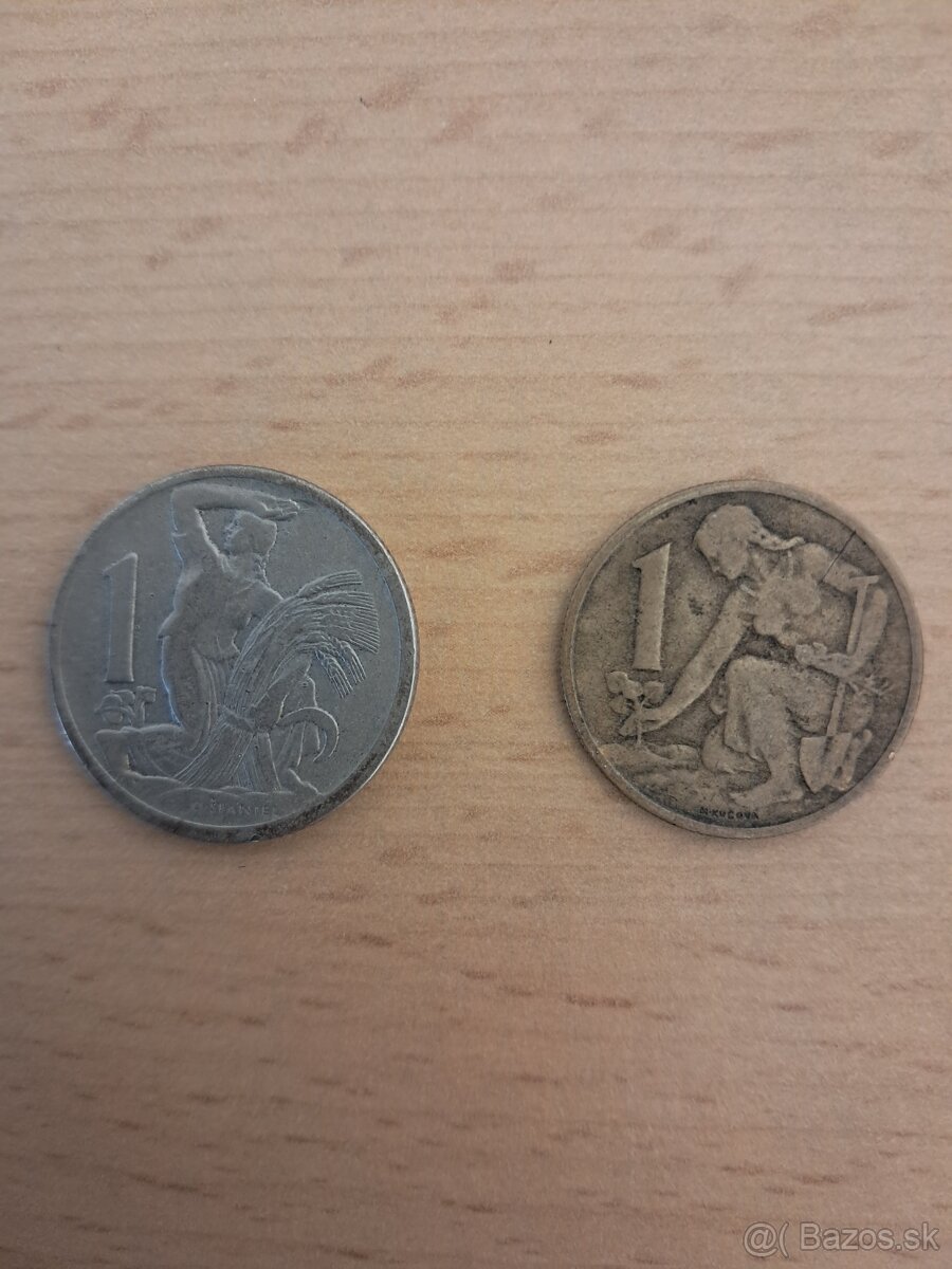 Predám 1 korunové mince