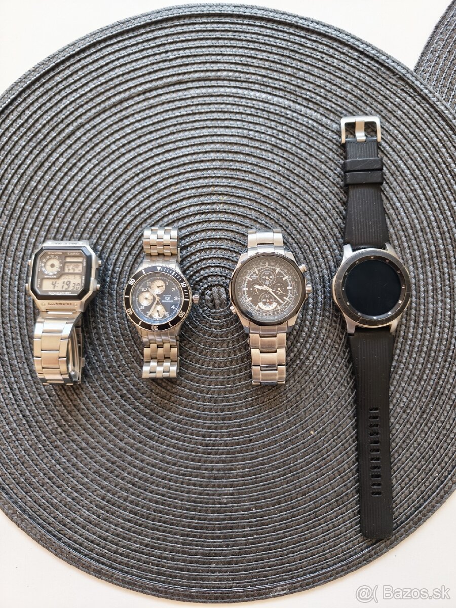 Predám Hodinky Casio,fosill,samsung