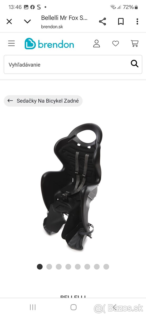 Cyklosedačka Bellelli čierna