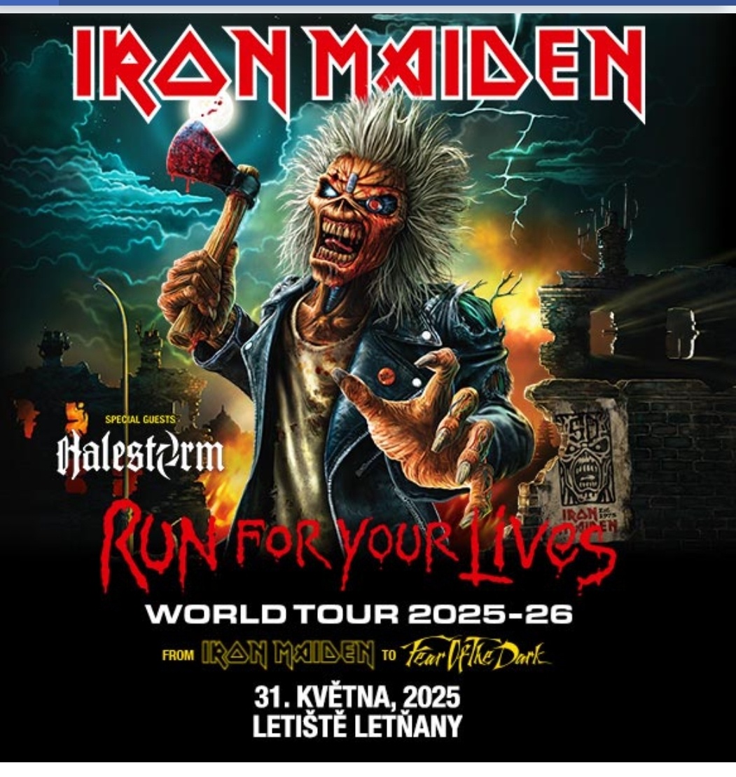 Lístky na Iron Maiden Praha
