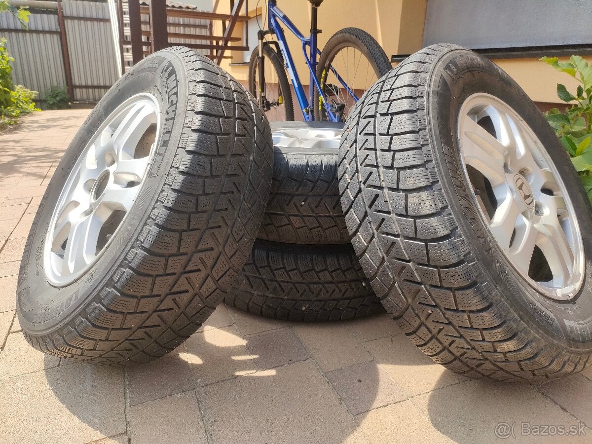 Pneumatiky na elektronoch R15 z hondy CR-V
