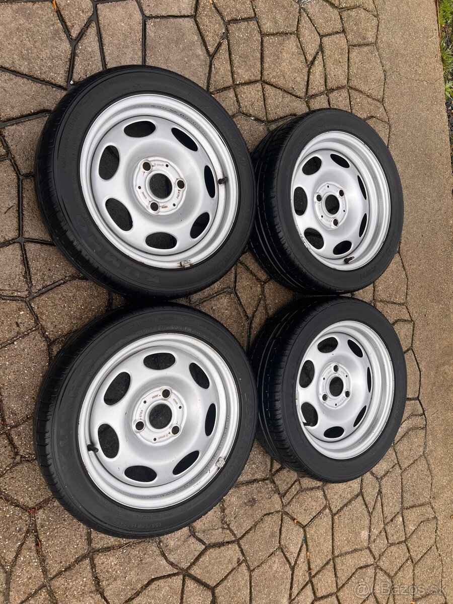 3x112 R15 Plechové disky Smart Fortwo / zachovalé