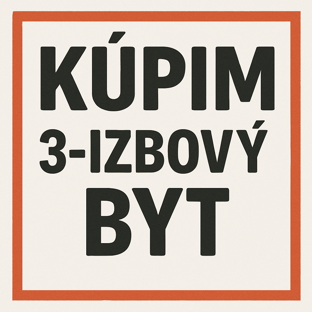 Hľadám 3-izbový byt v Bardejove