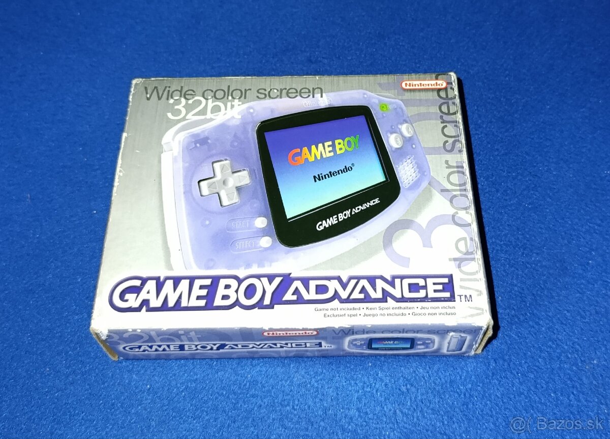Nintendo Gameboy Advance komplet v krabici a manuálni