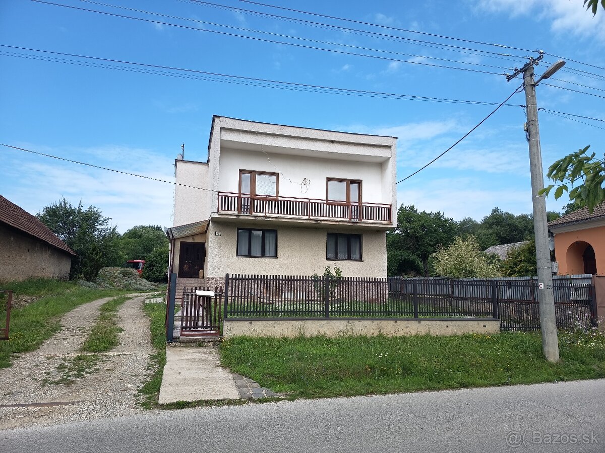 Predám rodinný dom Krásnohorské Podhradie