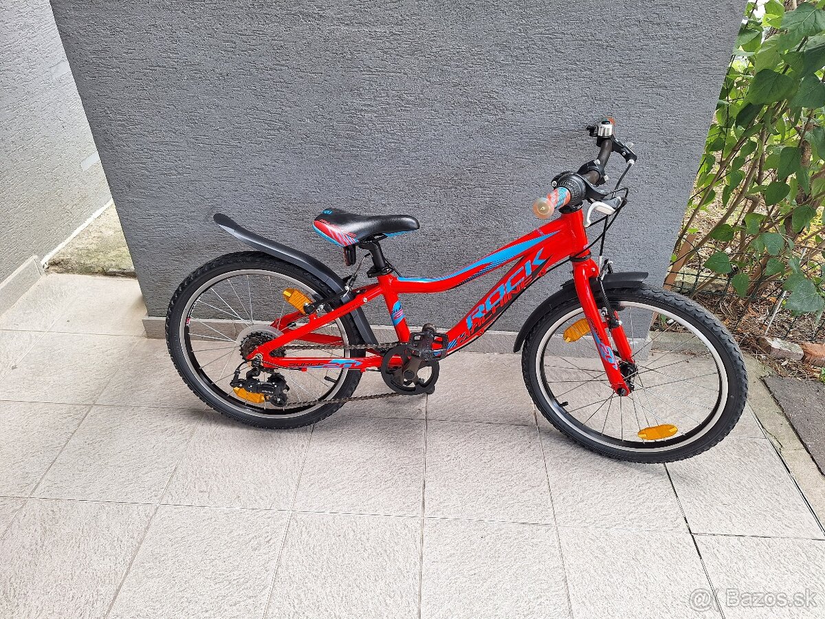 Predám detský bicykel 20kola Rock Machine cerveny