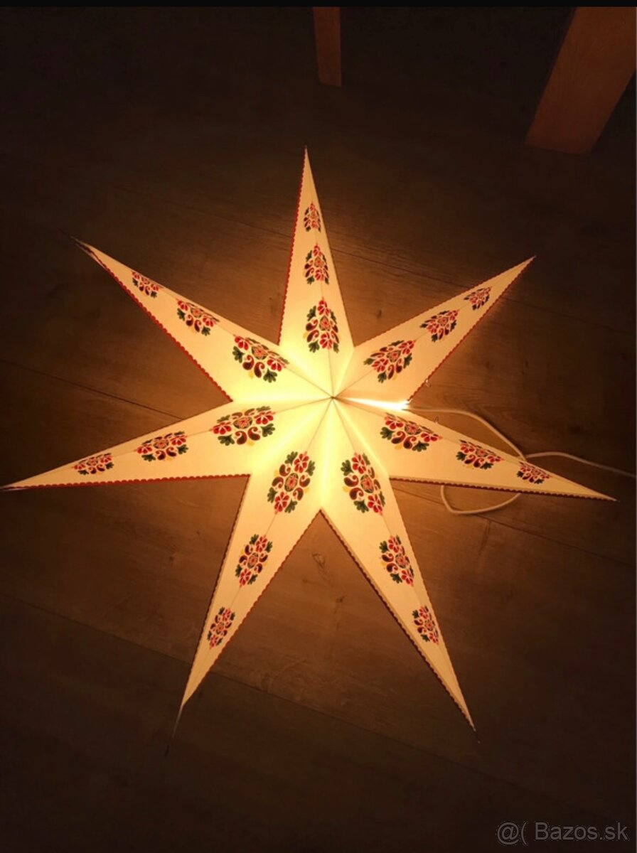Vianočná svietiaca hviezda