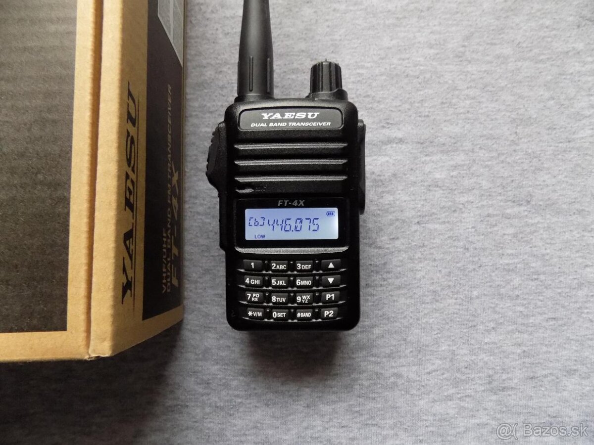 Yaesu FT-4XE, nepouzivana, odblokovana, komplet balenie