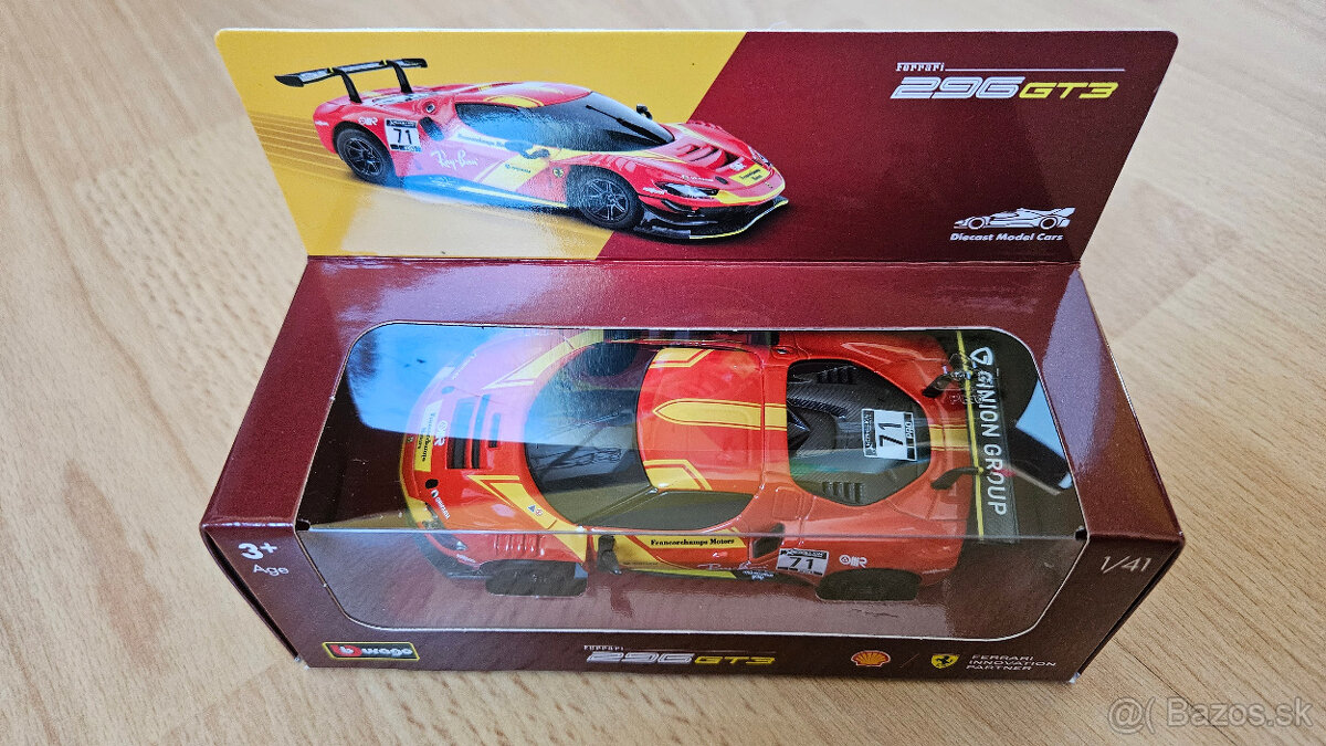 Shell autíčko FERRARI 296 GT3