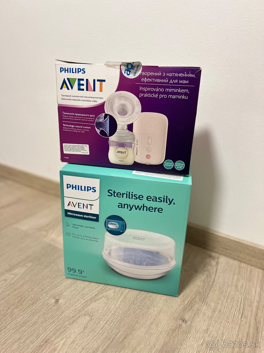 Odsavacka Mlieka Philips a sterilizator