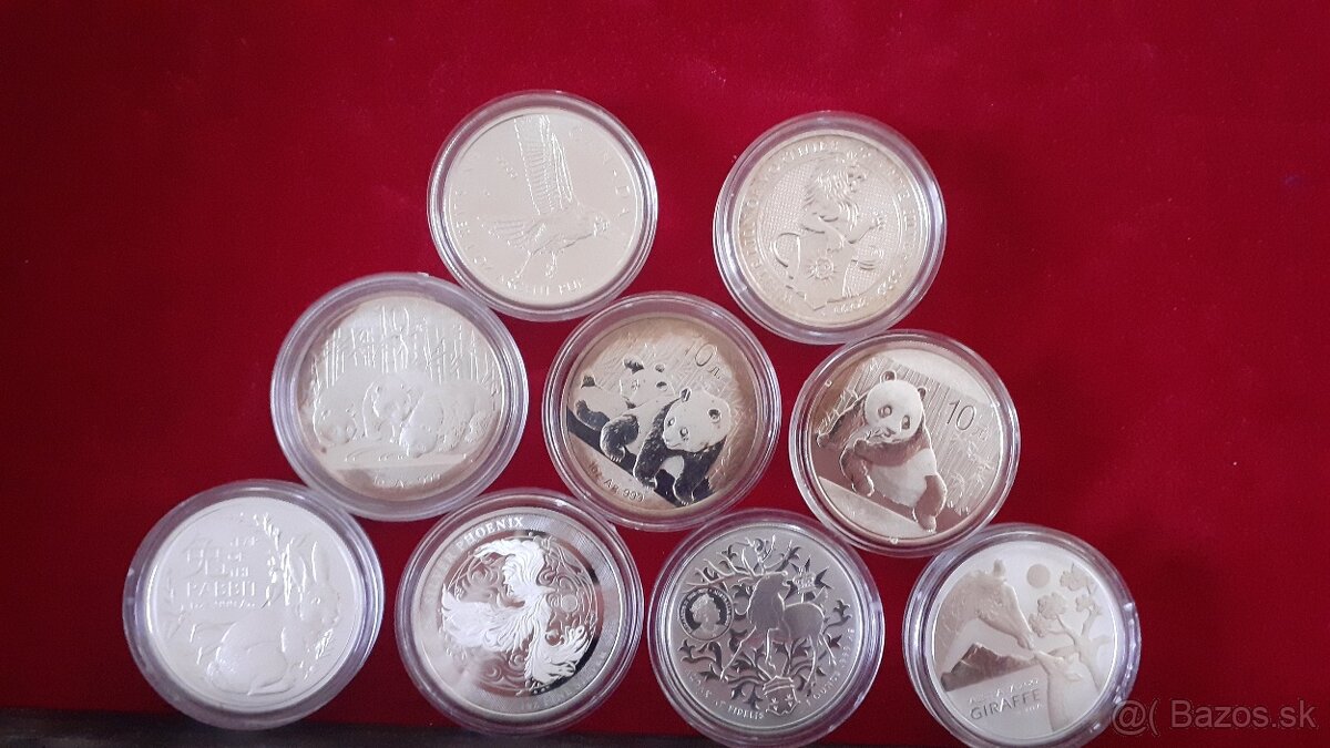 Strieborne investične mince