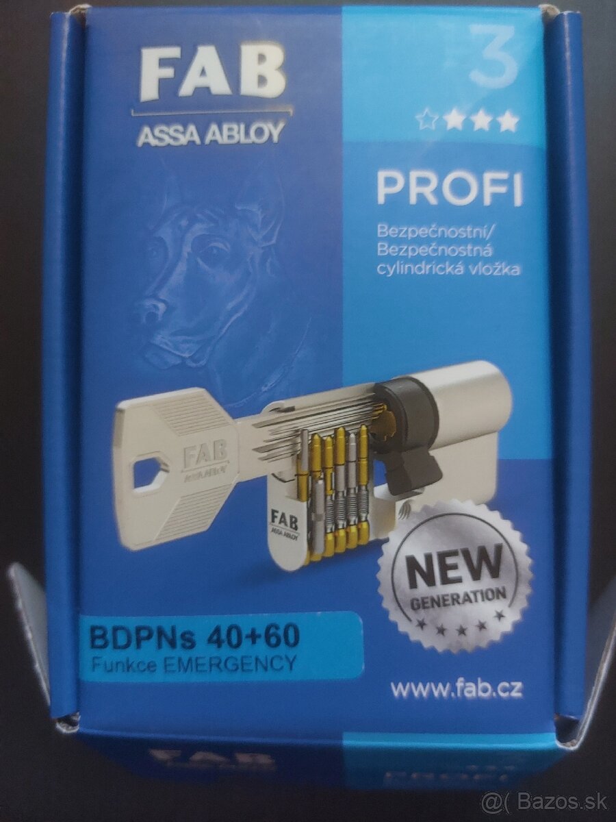 Vložka FAB 3 BT/BDPNs 40+60