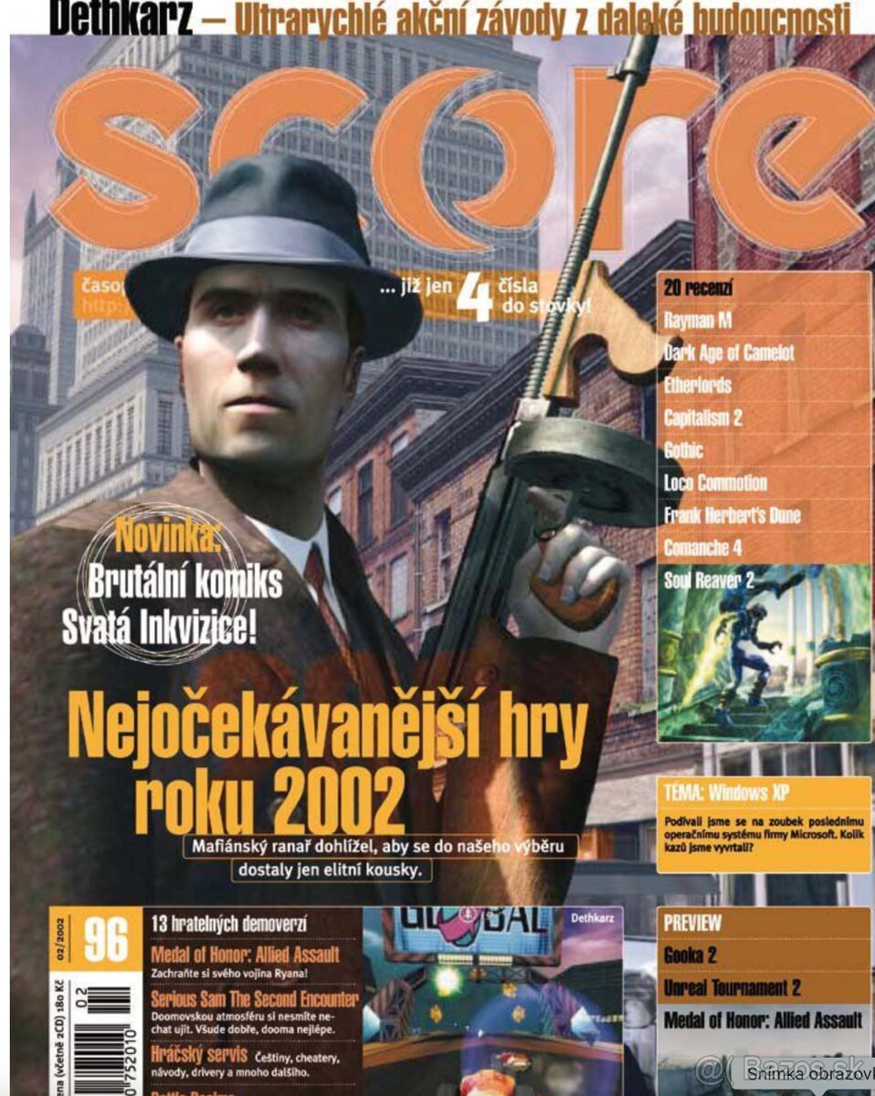KÚPIM, ČASOPIS SCORE 2002 – ČÍSLA 95 – 106