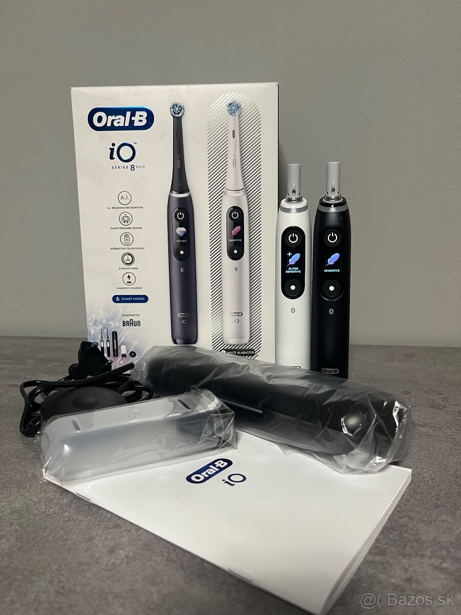 Magnetické kefky Oral-B iO 8
