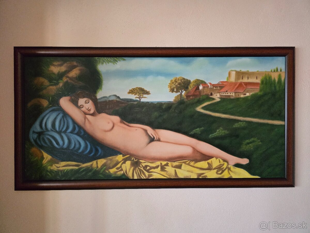 obraz spiaca Venuša