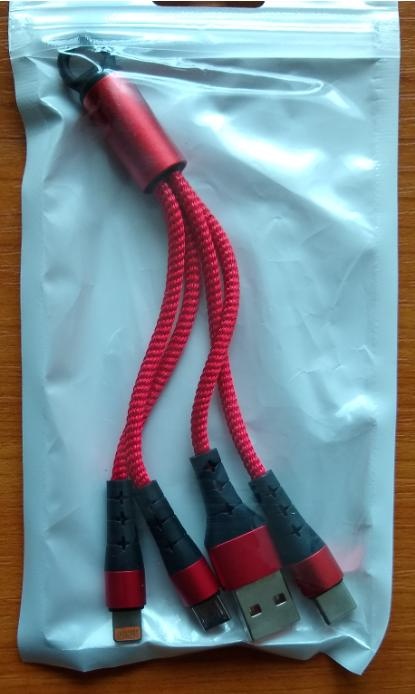 nabijaci kablik usb - pre iPhone, typ-C, micro usb