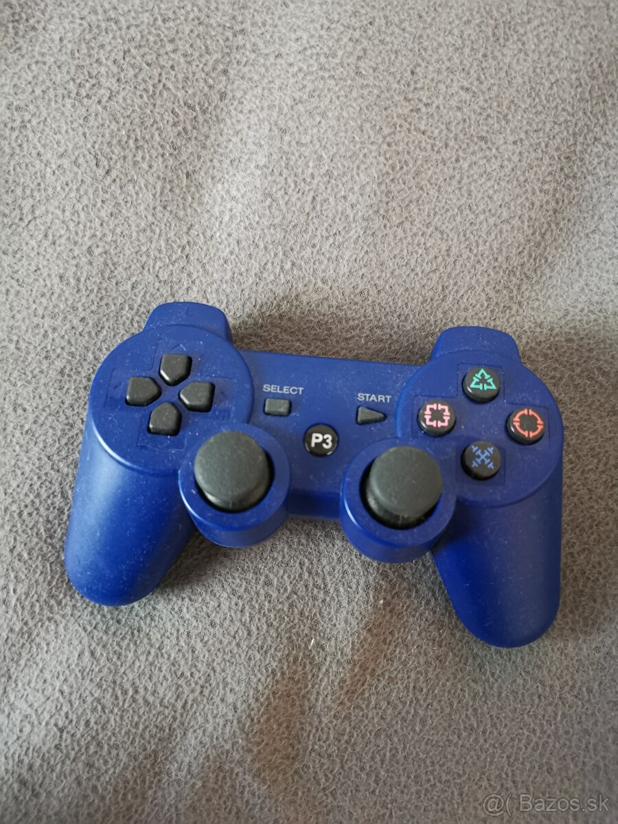 Bezdrôtový ovládač na PS3 - modrý