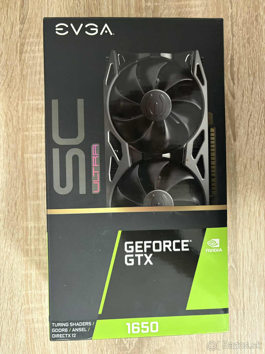 Predám grafiku EVGA GTX 1650 SC ULTRA GAMING