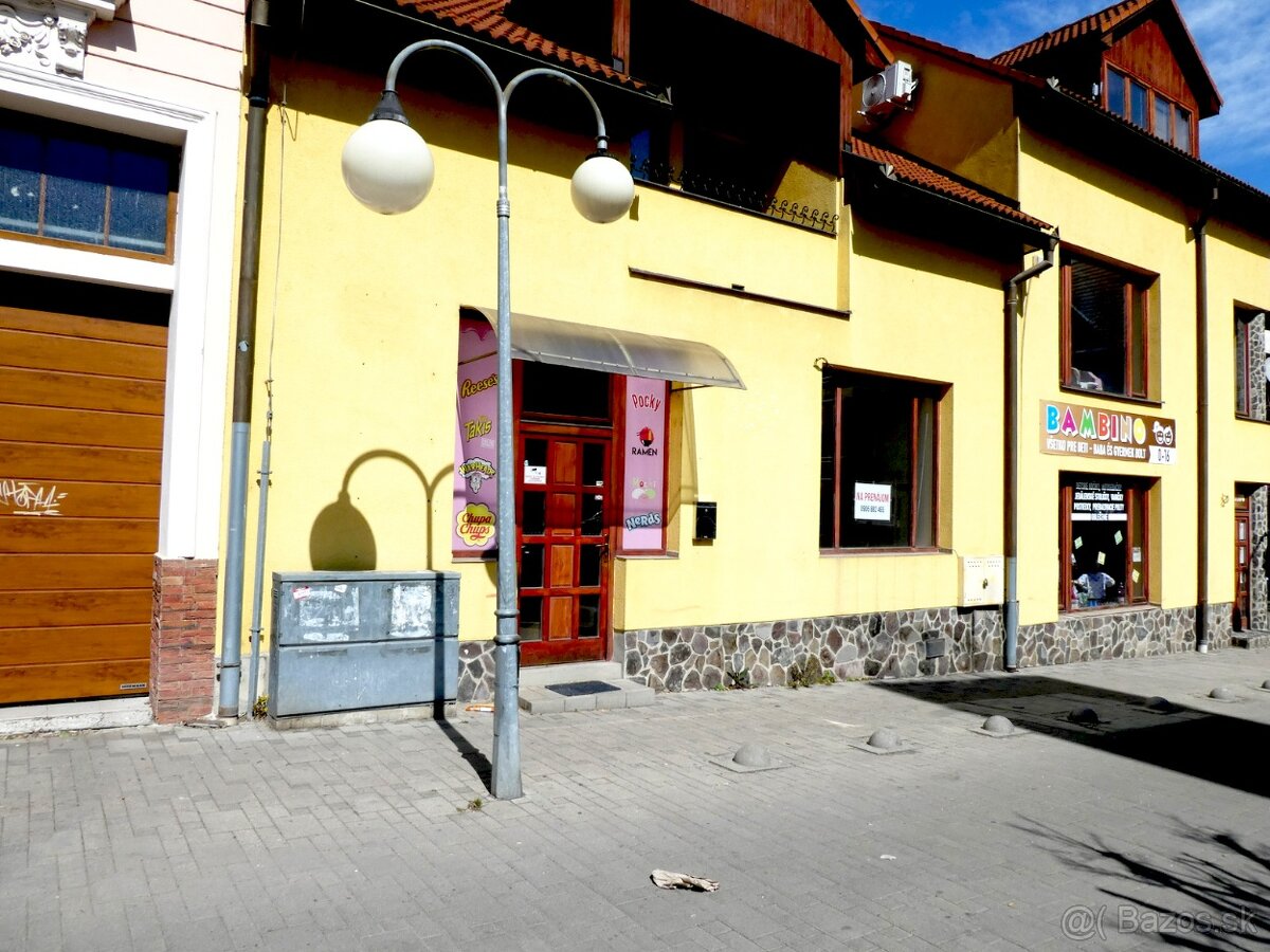 Na prenájom obchodný priestor v Lučenci
