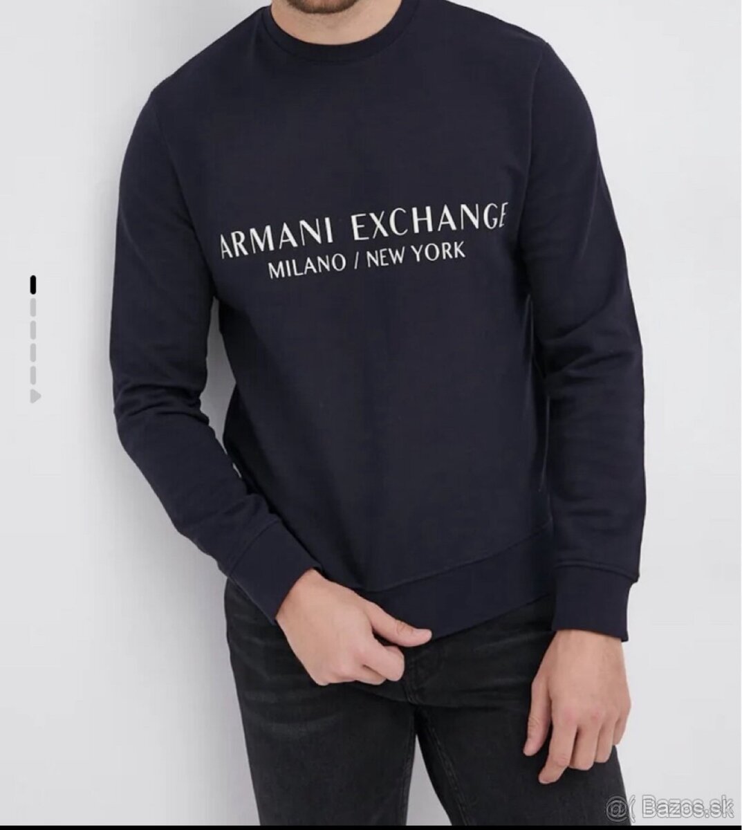 Predám NOVÚ, NENOSENÚ pánsku mikinu ARMANI EXCHANGE