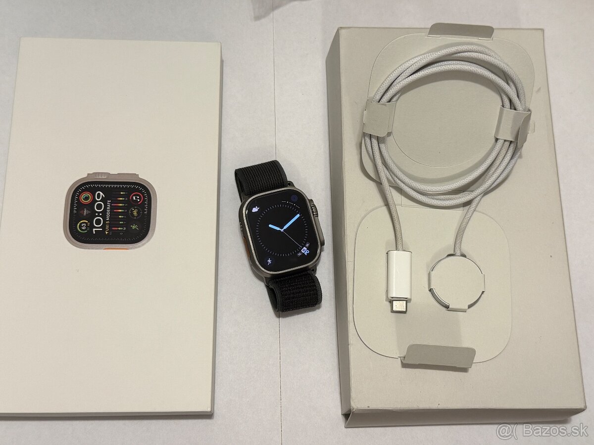 Apple watch ultra 2 49mm Kupené v o2 komplet bat 98%