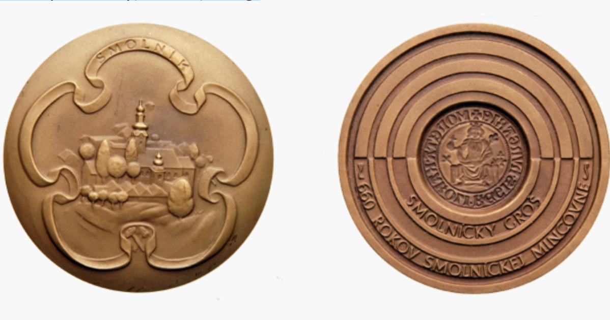 Medaila 660 rokov smolníckej mincovne