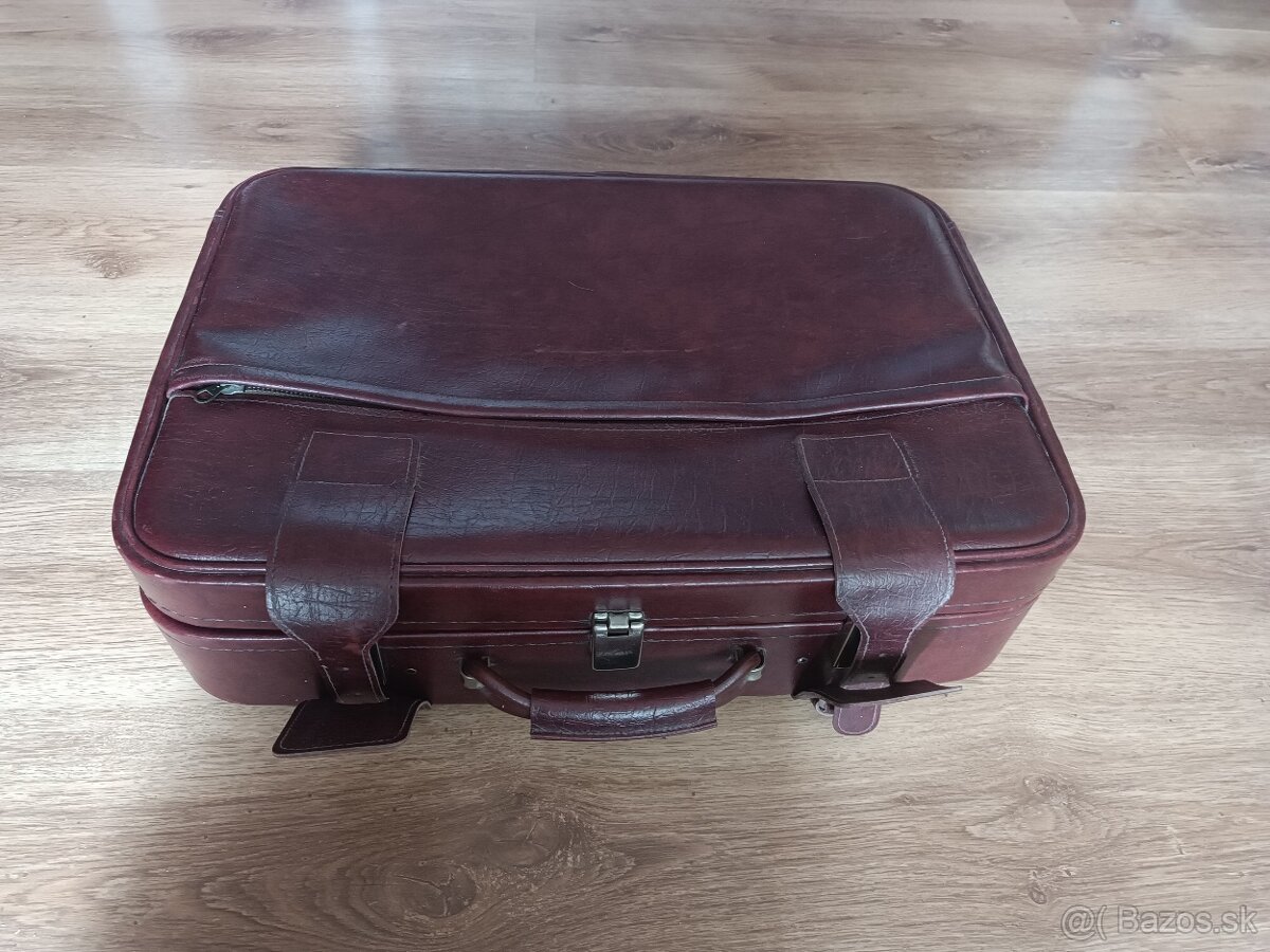 Retro kožený kufor