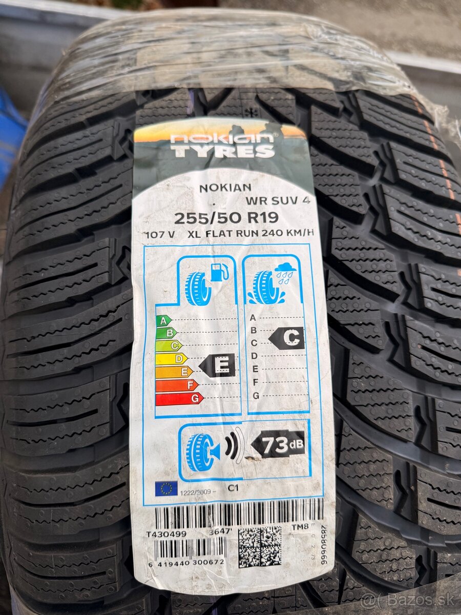 Zimné pneu Nokian Tyres 255/50 R19 WR SUV4 XL RUN FLAT