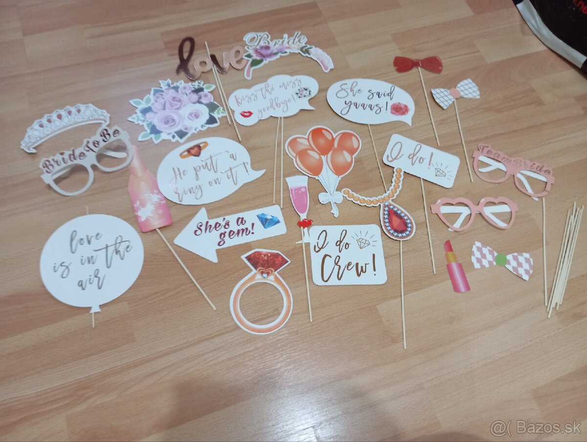 Svadobné doplnky na rozlúčku so slobodou