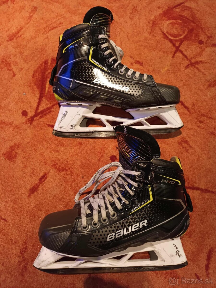 Brankárske korčule Bauer PRO, velkost 7, šírka FIT 2