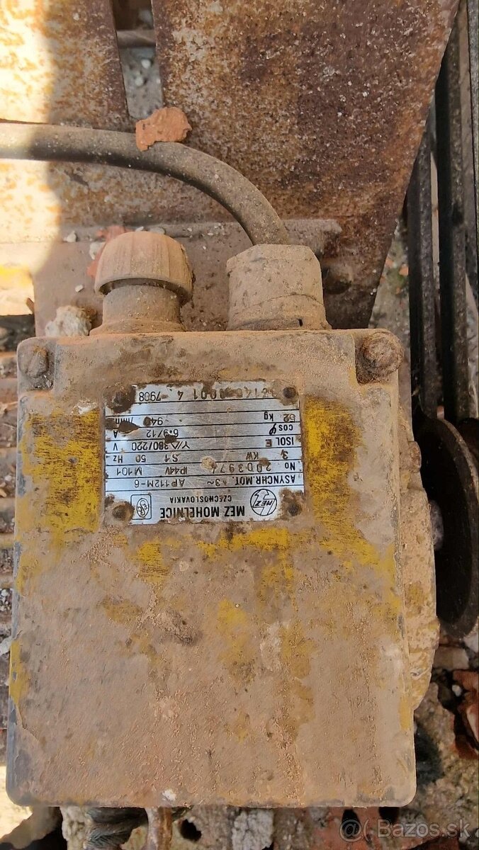 Predám cinkular s košom stolom 3kw 940 ot.