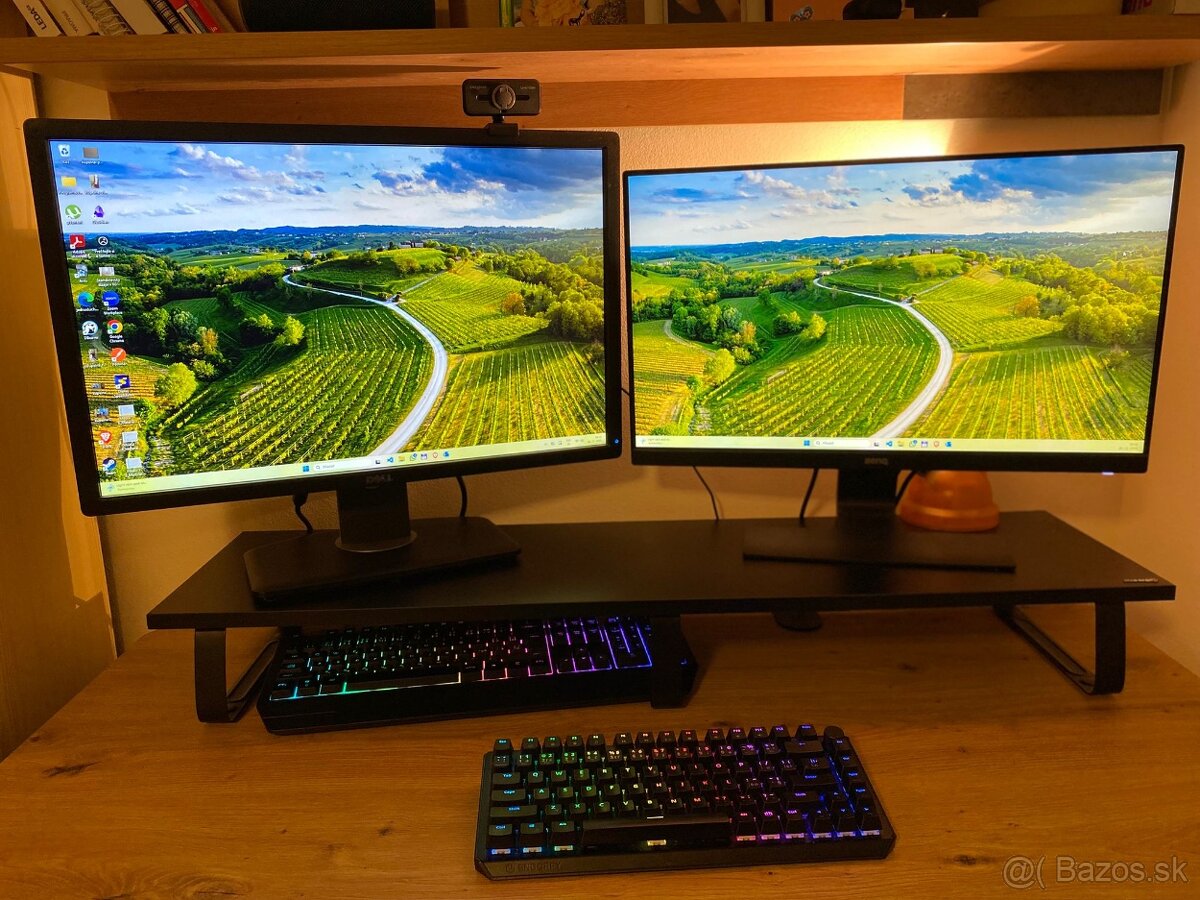 Predám 2× monitor 24" - DELL U2412M + BenQ GW2480 (Full HD)