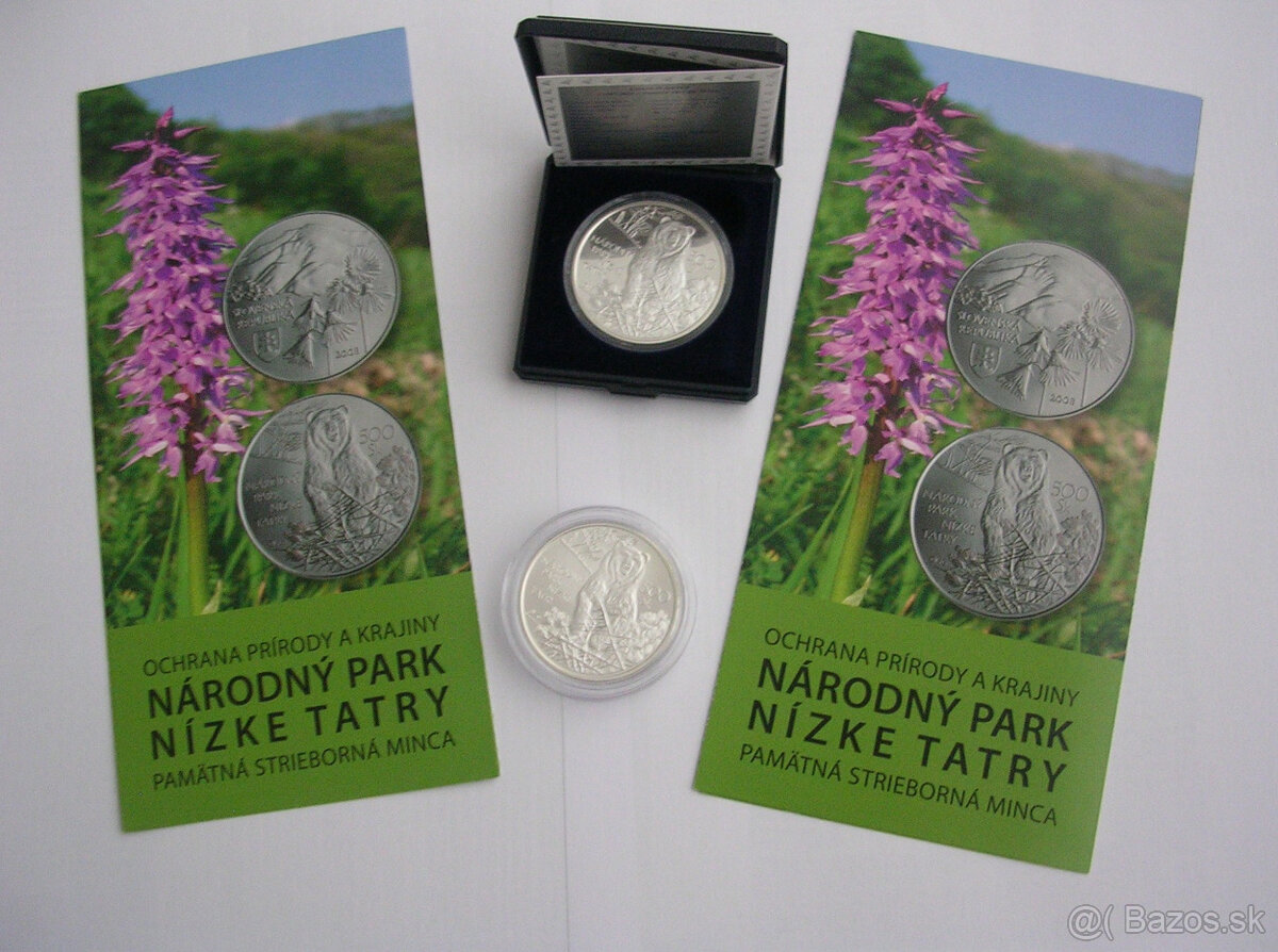Ag mince 500 Sk 2008 NAPANT Proof + BK + 2ks letáky