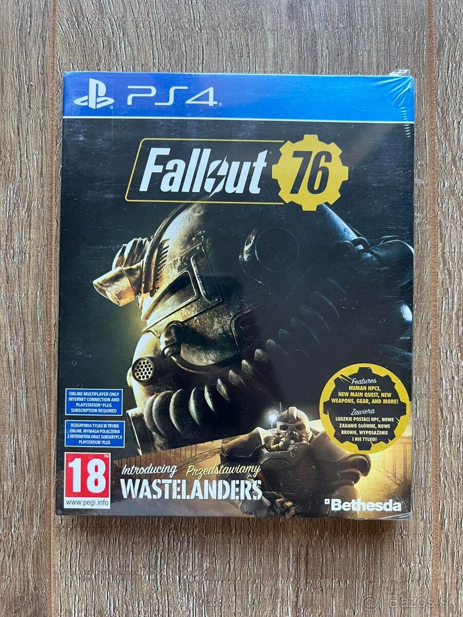 Fallout 76 Wastelanders ZABALENA na Playstation 4