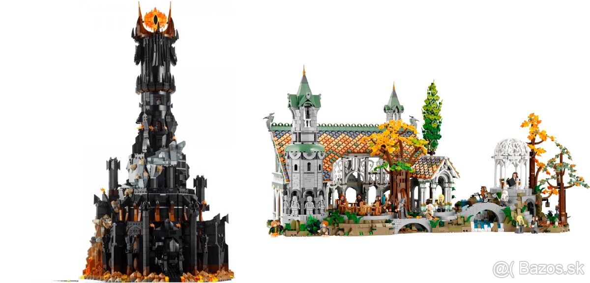 Pán Prsteňov - Barad Dur 10333 a Rivendell 10316
