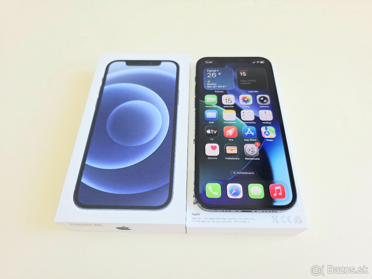 APPLE IPHONE 12 128GB BATERKA 100%