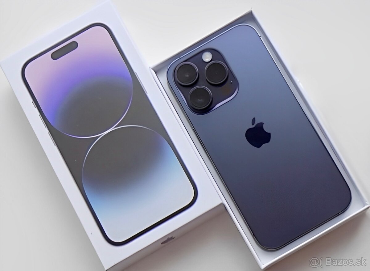 iPhone 14 Pro Deep Purple BATERIE 100% TOP