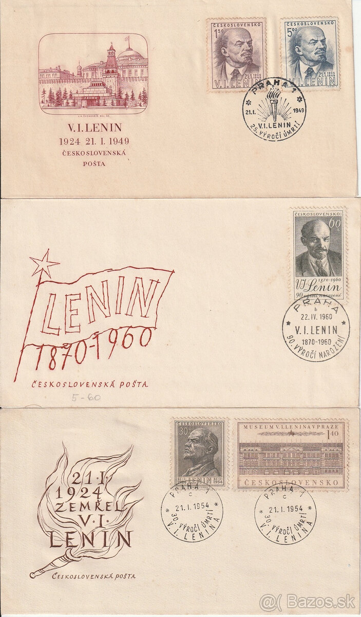 Československo príležitostné obálky a pečiatky