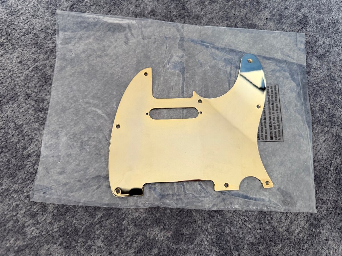 Predám pickgurad  gold na Fender telecaster