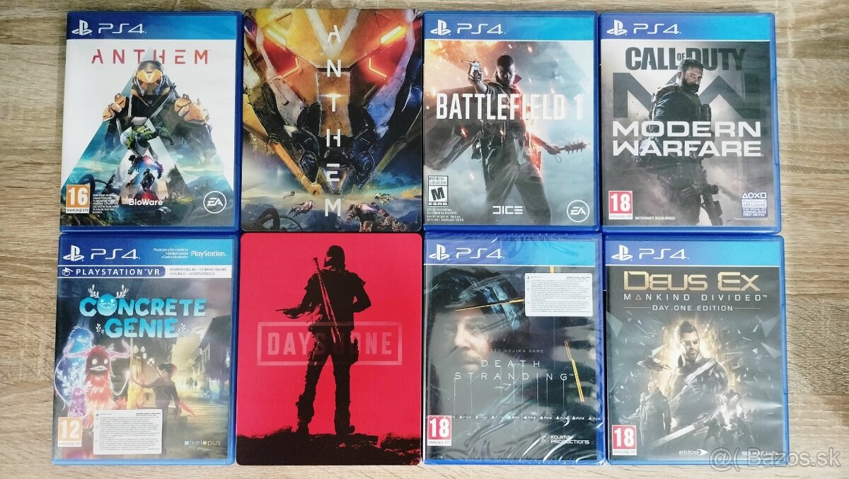 Originálne hry na PS4 a na PS5
