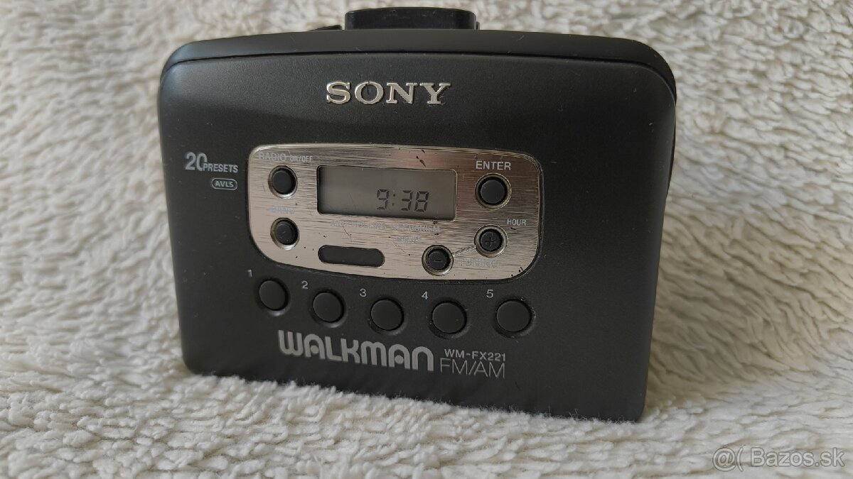 Sony WM-FX221 walkman s radiom