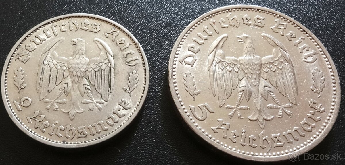 2 a 5 mark 1934 Schiller