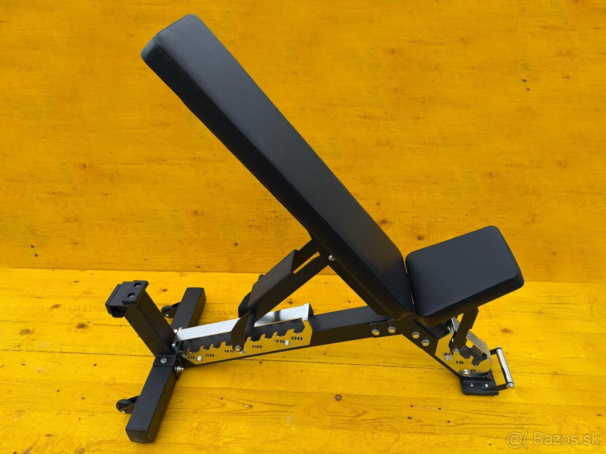 -- NOVÁ POLOHOVATELNÁ BENCH LAVICA (možný odpočet DPH) --