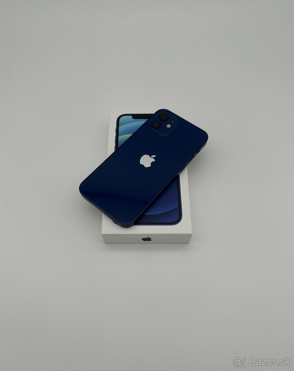 iPhone 12 128GB Blue KOMPLET (100% Batéria) + DARČEK