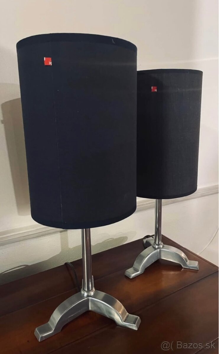 Lampa, 2ks, kov, textília, funkčne, 8 eur/ks