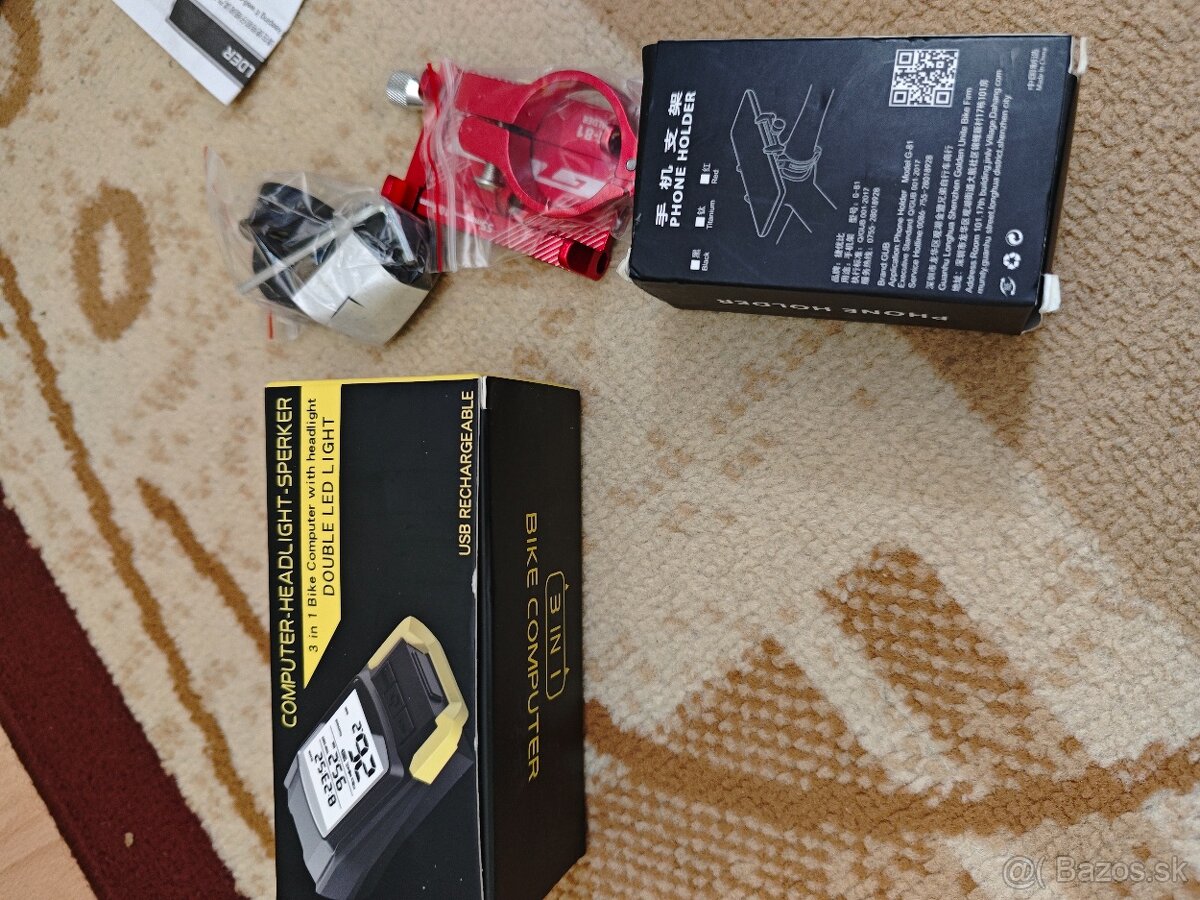 Duša na cestný bike 700x28 45C, cyklopocitač,držiak telefóna