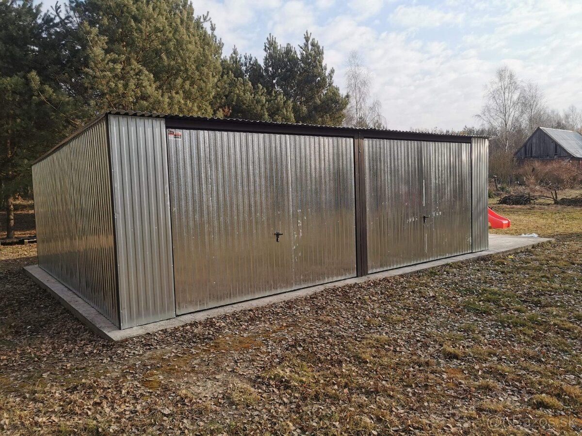 Plechová garáž 7x5m