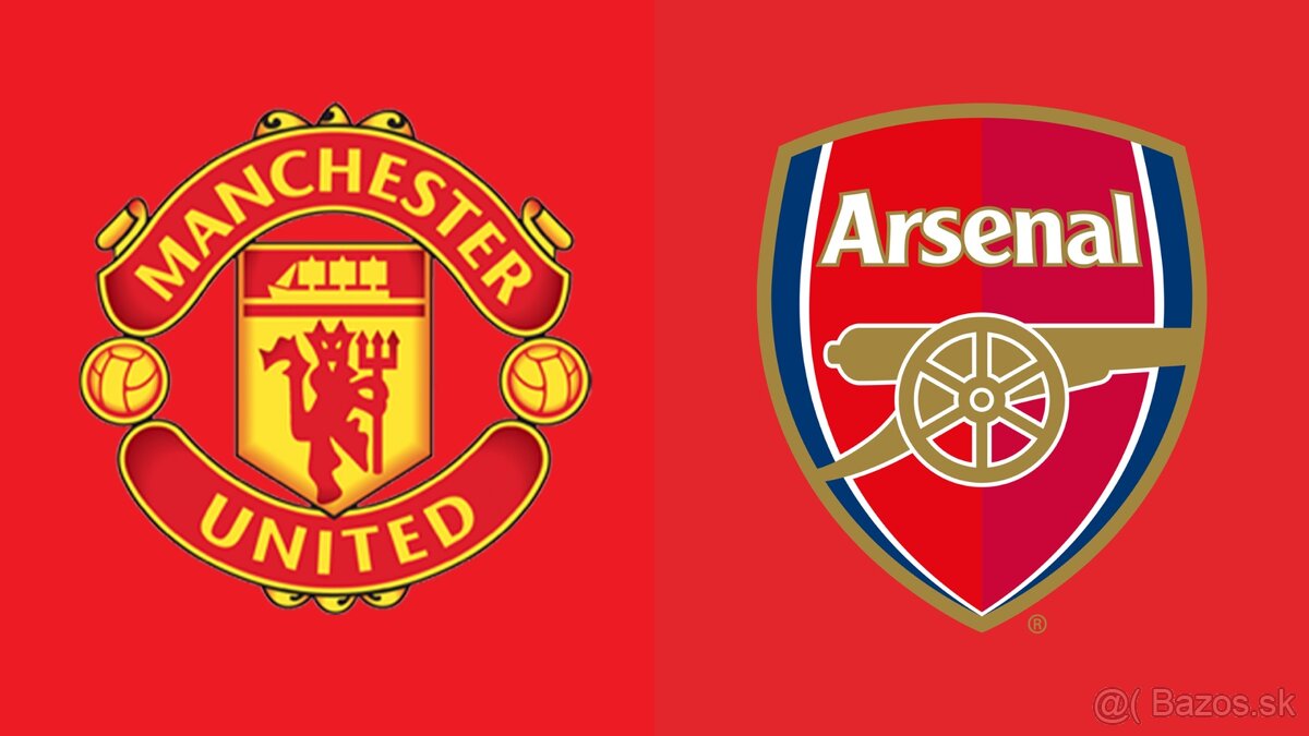 Manchester united vs Arsenal londýn - 2x vstupenky