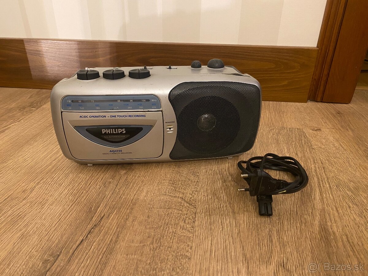 Rádiomagnetofón Philips AQ 4150 - TOP technický stav
